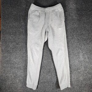 Nike Sportswear Club Fleece Joggers Men's Medium Gray Sweatpants Cuffed Casual